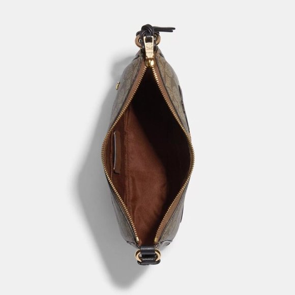 Coach Brown Crossbody Bag with Patches - Picture 5 of 10